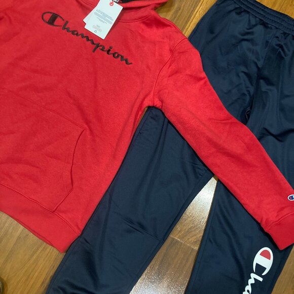 Champion Youth Boys Hoodie Pants Tracksuit Set Size 14/16 (L) New - Picture 2 of 5